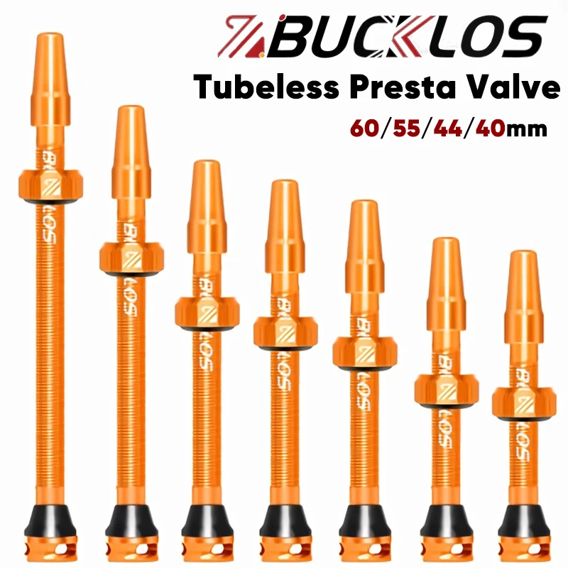 Tubeless Valve Core - BUCKLOS Bicycle Presta Valve 40/44mm Tubeless