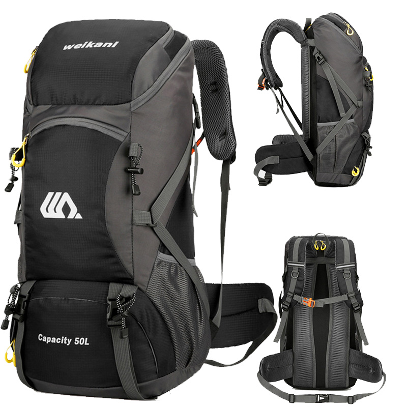 Mountain Biking Backpack - 50L Travel Backpack Camping Men Large