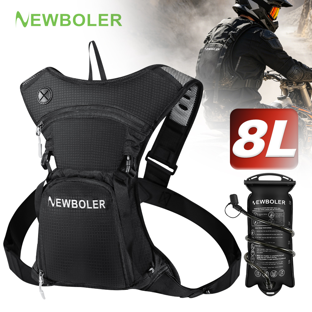 Mountain Biking Backpack - NEWBOLER 8L Motorcycle Cycling Hydration Pack