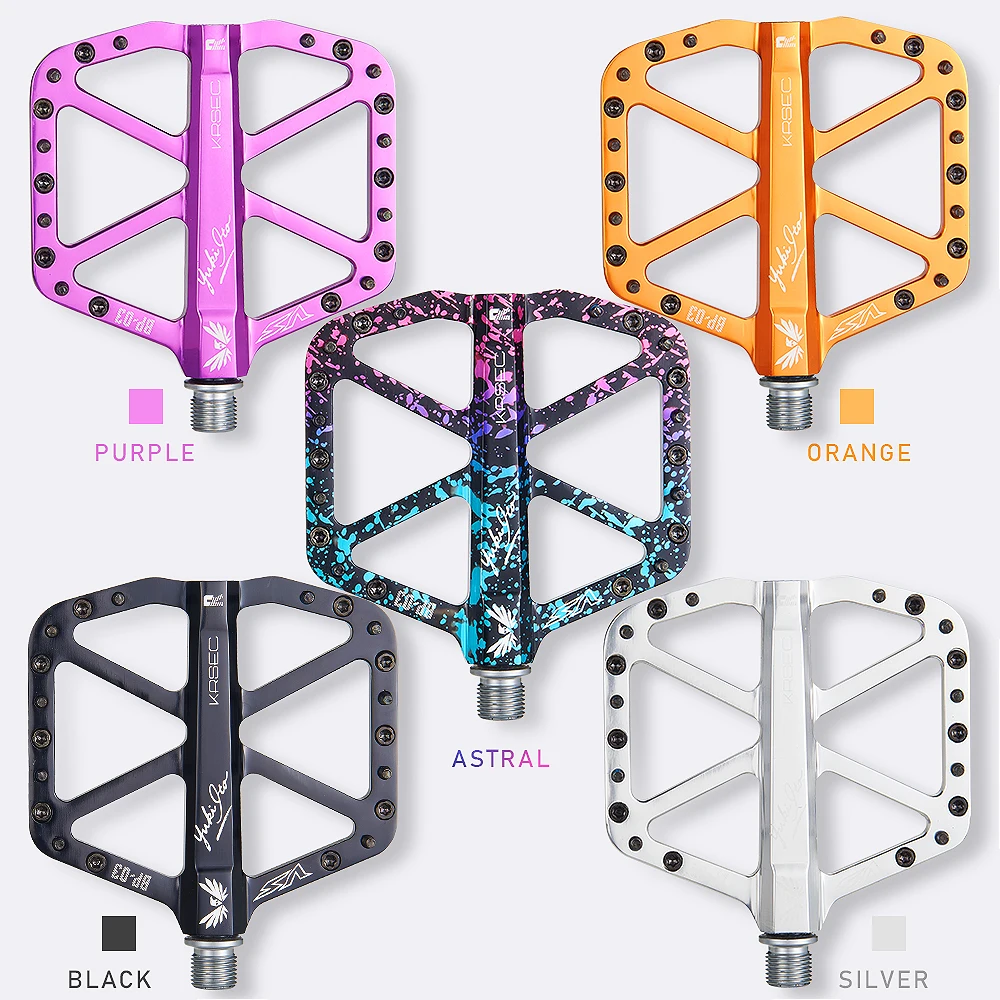 Mountain Biking Vs Road Biking - Ultralight Aluminum Alloy Bicycle Pedals KRSEC