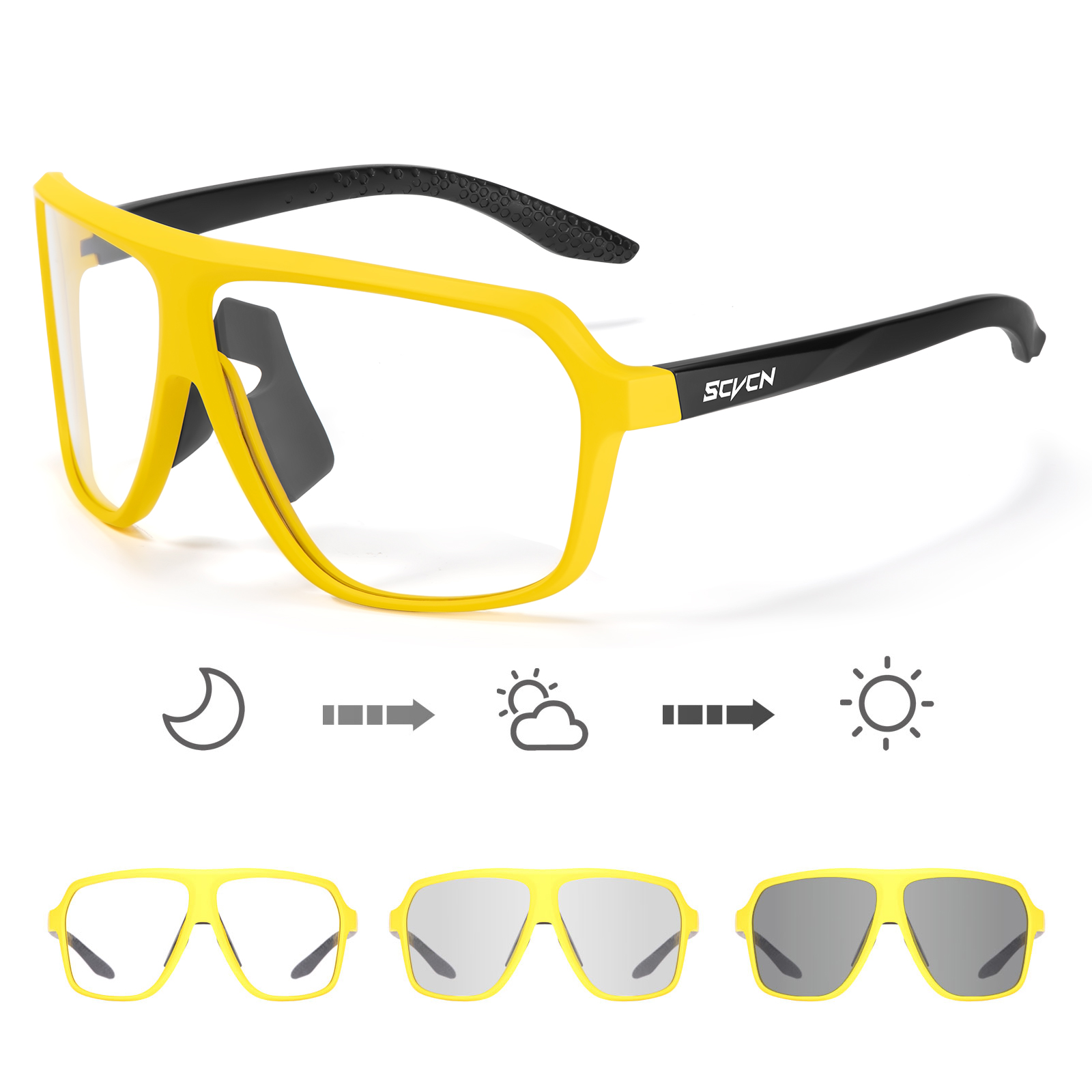 Mountain Biking Sunglasses - SCVCN Cycling Sunglasses Goggles Bike MTB