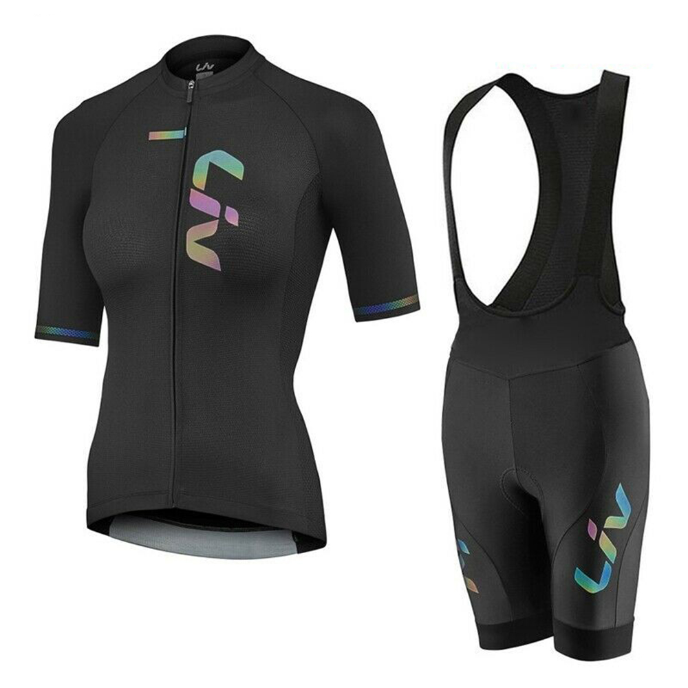 Mountain Biking Shorts - LIV Summer Cycling Jersey Bib Shorts