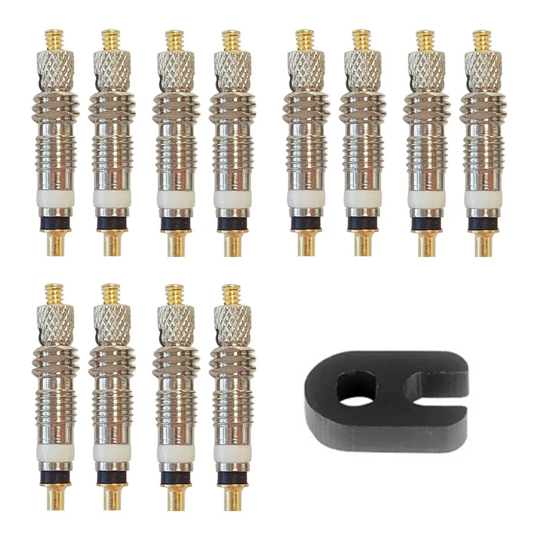 Tubeless Valve Core - 6/12pcs Bicycle Removable Presta Valve Core