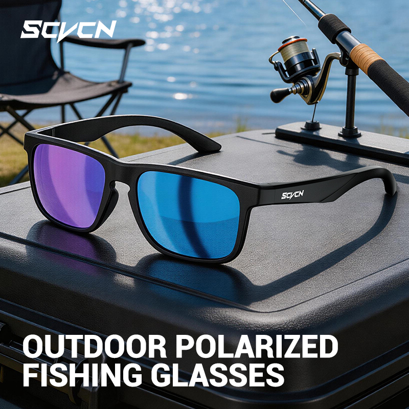 Mountain Biking Sunglasses - SCVCN Polarized Fishing Sunglasses Beach Ocean