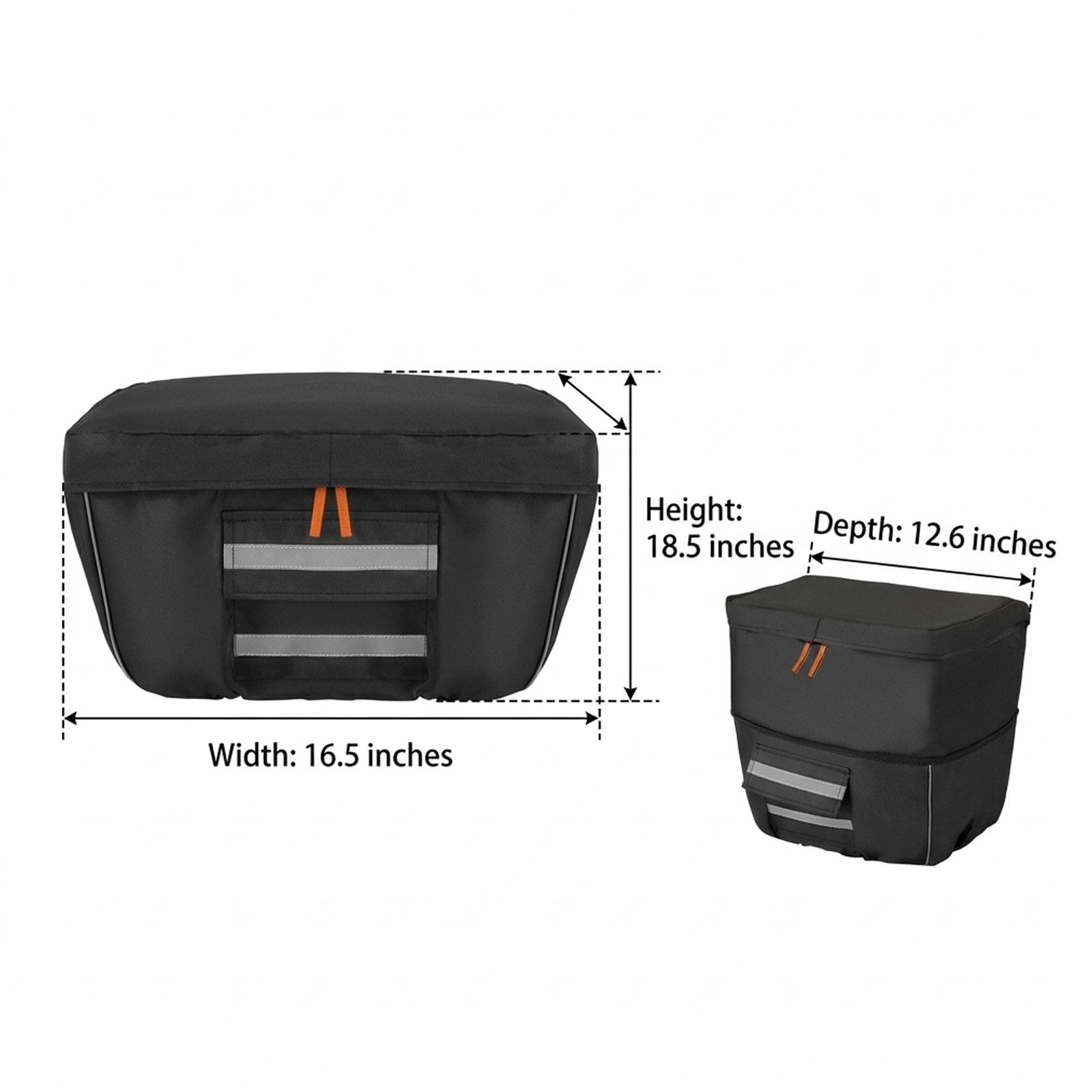 Bicycle Basket Cover Storage B - Mountain Biking Oxford 评论和价格