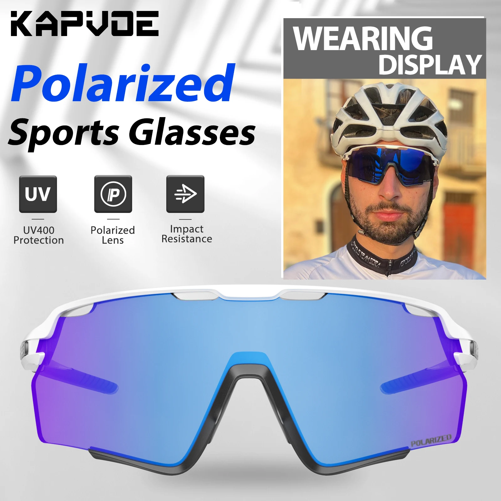 Kapvoe New Outdoor Bike Eyewea - Mountain Biking Sunglasses 评论和价格