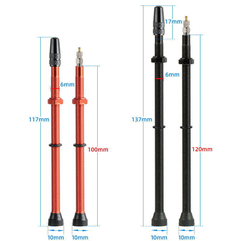 100/120mm F/V Nozzles Tubeless - Tubeless Valve Core 评论和价格