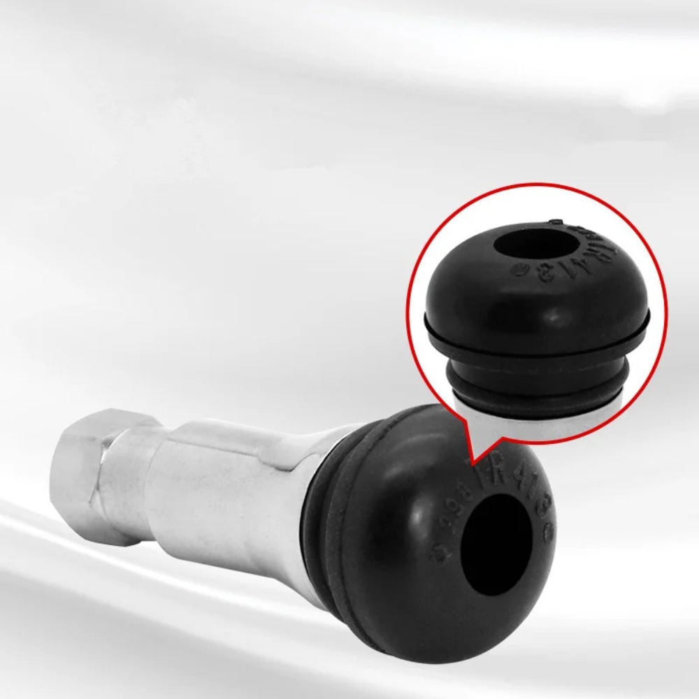 TR413/414 Chrome Aluminium Tub - Tubeless Valve Core 评论和价格