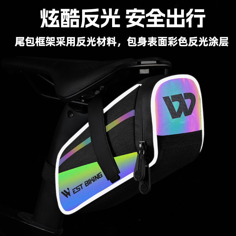 Bicycle Saddle Tail Bag Mounta - Mountain Biking Oxford 评论和价格