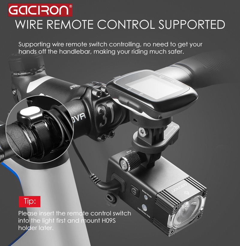 Gaciron Intelligent 500 Lumens - Mountain Biking Races 评论和价格