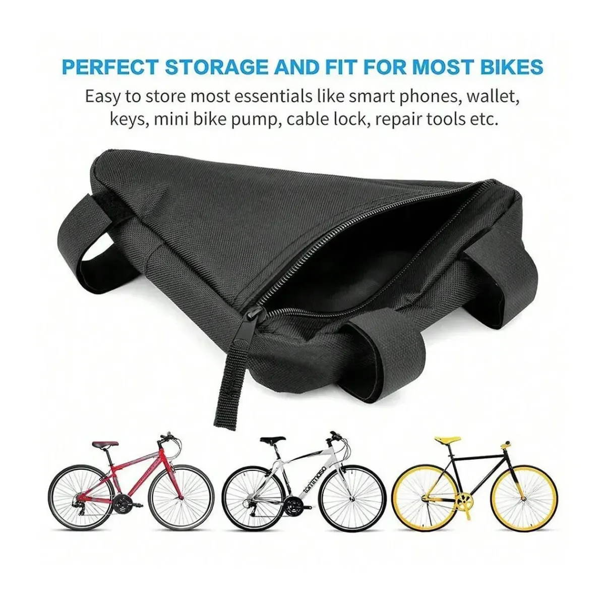 Mountain Bike Bag Triangle Bag - Mountain Biking Oxford 评论和价格