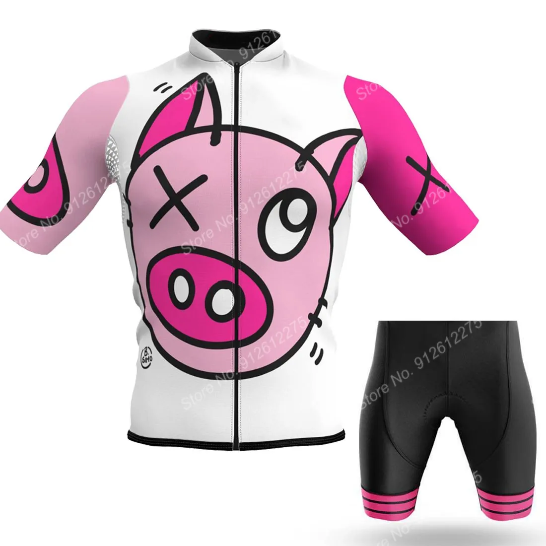 Set Cartoon Comic Pig 2023 Cyc - Mountain Biking Shorts 评论和价格