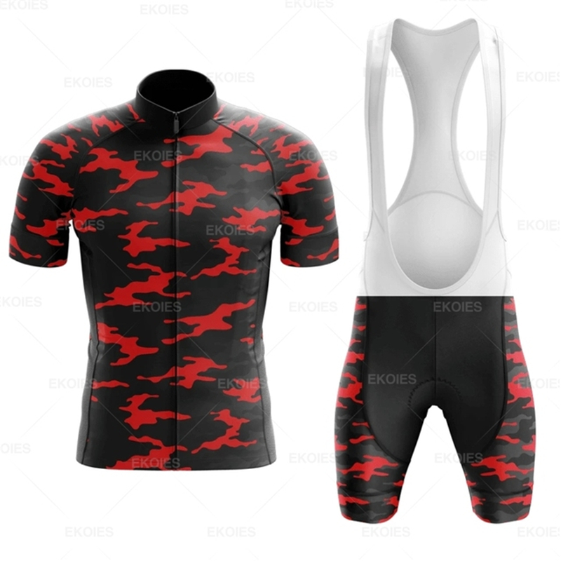 Camouflage Cycling Jersey Set  - Mountain Biking Races 评论和价格