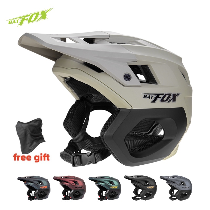 BATFOX 3/4 Bicycle Helmet MTB  - Mountain Biking Races 评论和价格