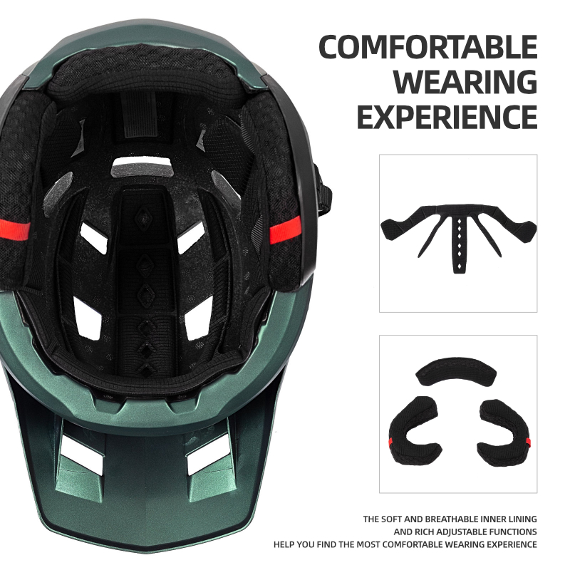 BATFOX 3/4 Bicycle Helmet MTB  - Mountain Biking Races 评论和价格