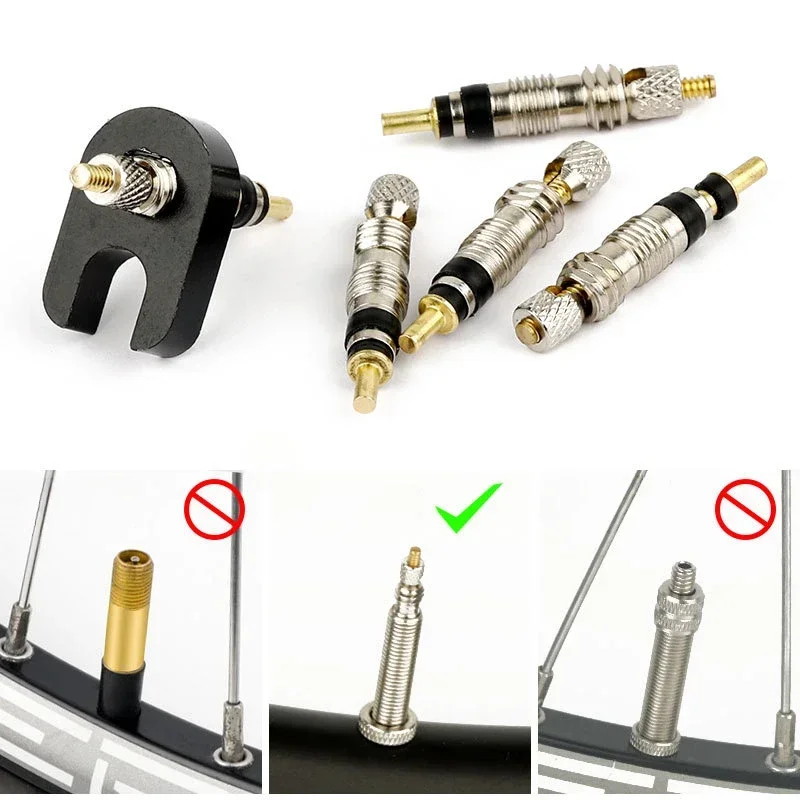 2/6/12pcs Bicycle Removable Pr - Tubeless Valve Core 评论和价格