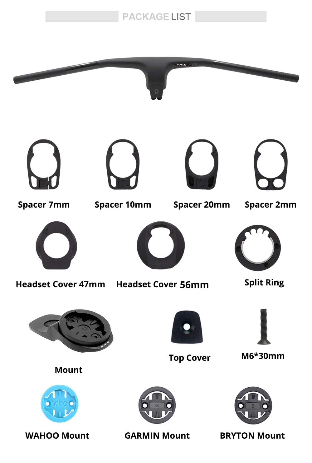 RACE Carbon Fiber Integrated M - Mountain Biking Races 评论和价格