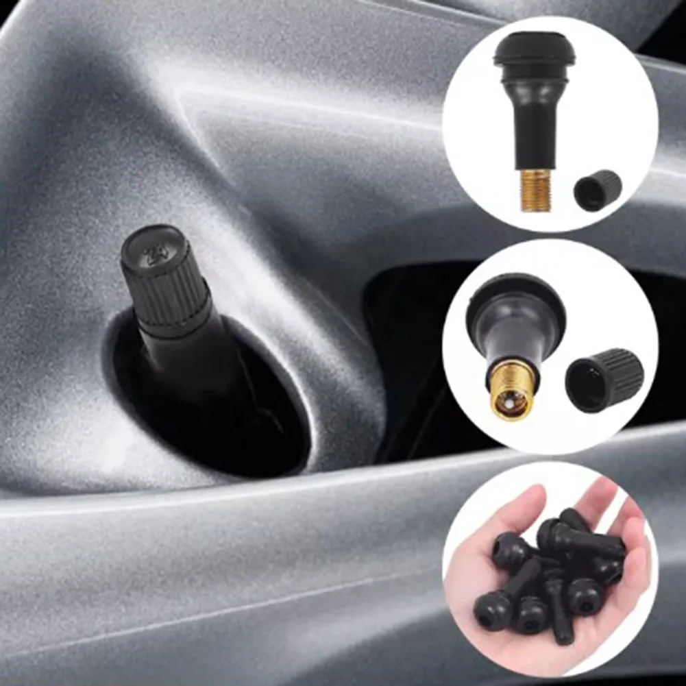 4Pcs Universal TR412 Snap-in C - Tubeless Valve Core 评论和价格