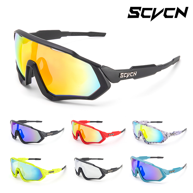 SCVCN Cycling Glasses Men MTB  - Mountain Biking Sunglasses 评论和价格