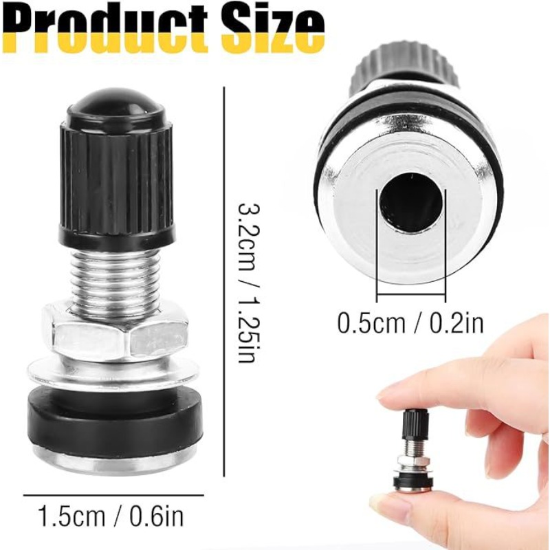 2 Pcs Car Wheel Tire Valve Cov - Tubeless Valve Core 评论和价格