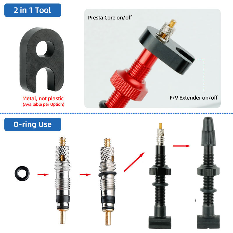 Deemount Presta Valve Core Bra - Tubeless Valve Core 评论和价格
