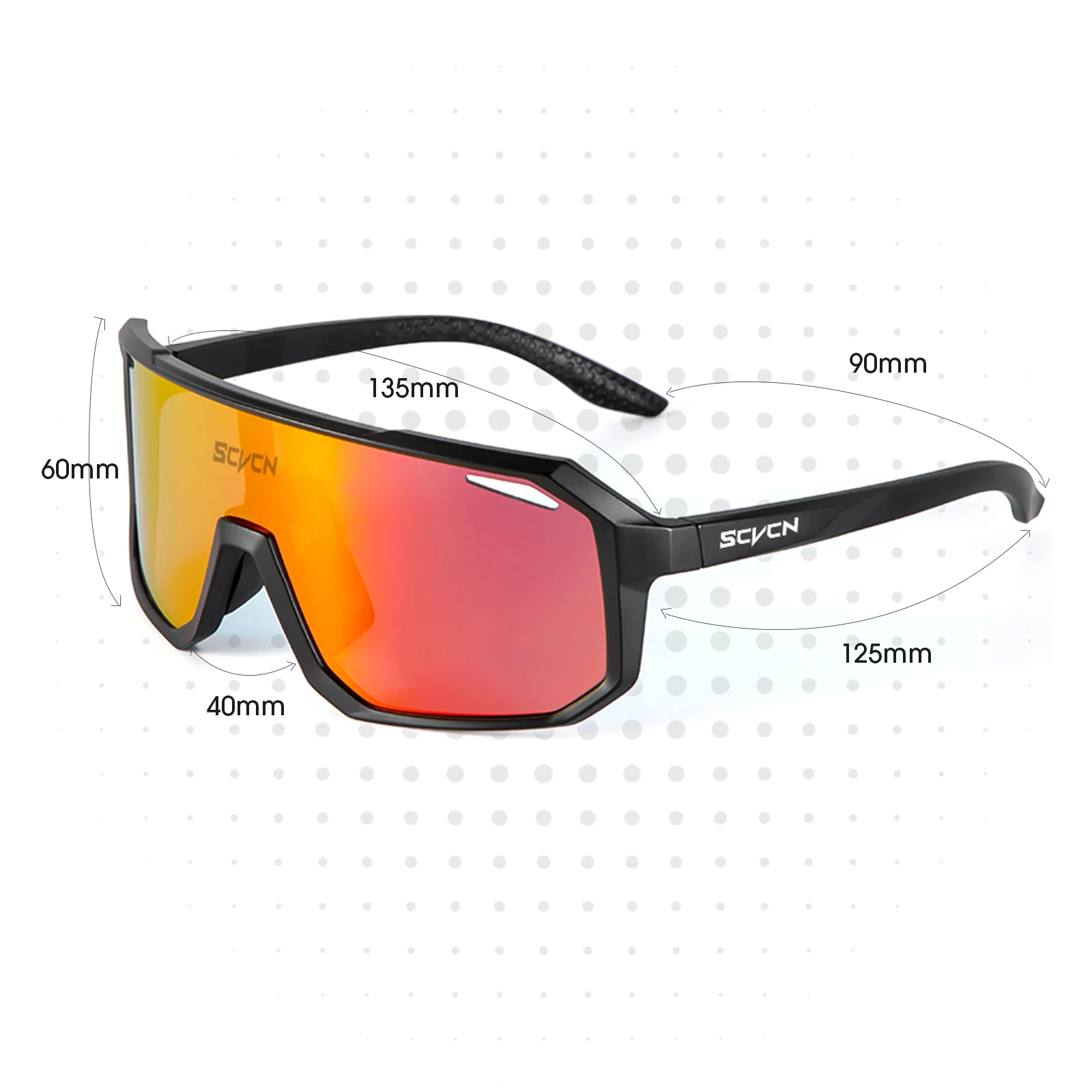 SCVCN New Cycling Sunglasses M - Mountain Biking Sunglasses 评论和价格