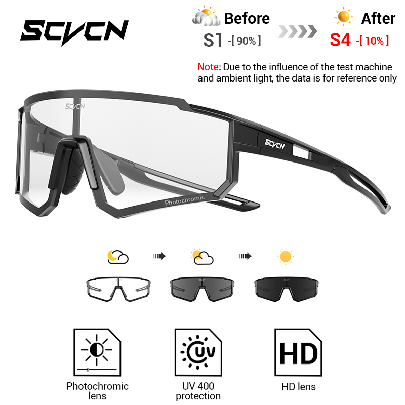 SCVCN New Outdoor Photochromic - Mountain Biking Sunglasses 评论和价格