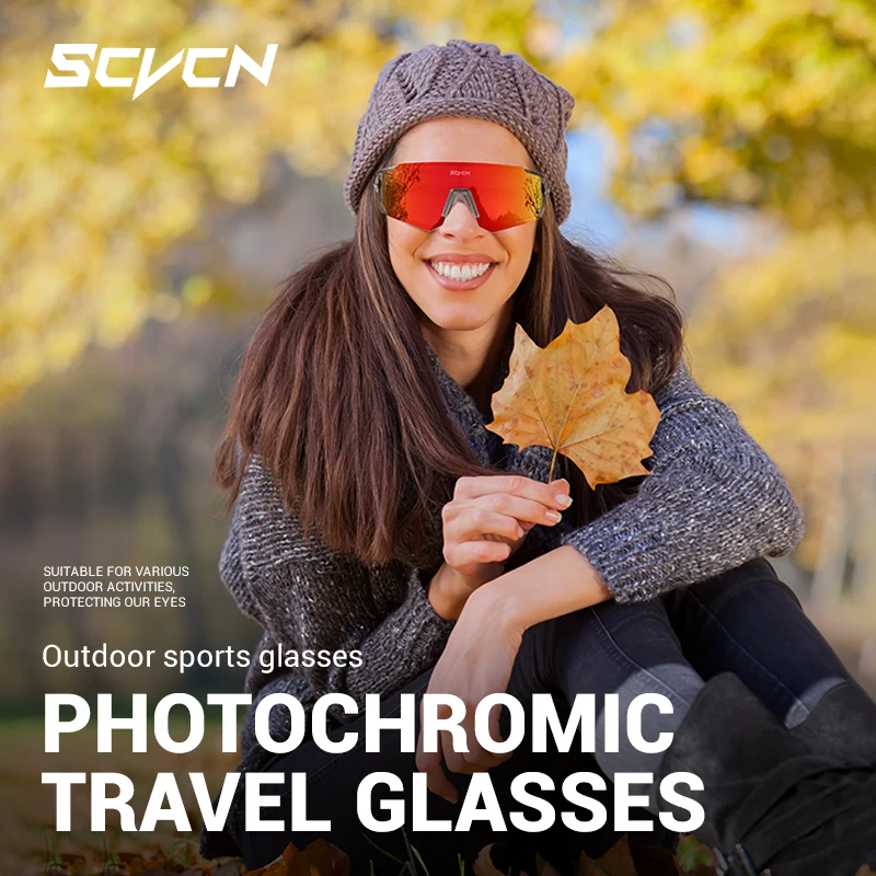SCVCN New Outdoor Photochromic - Mountain Biking Sunglasses 评论和价格