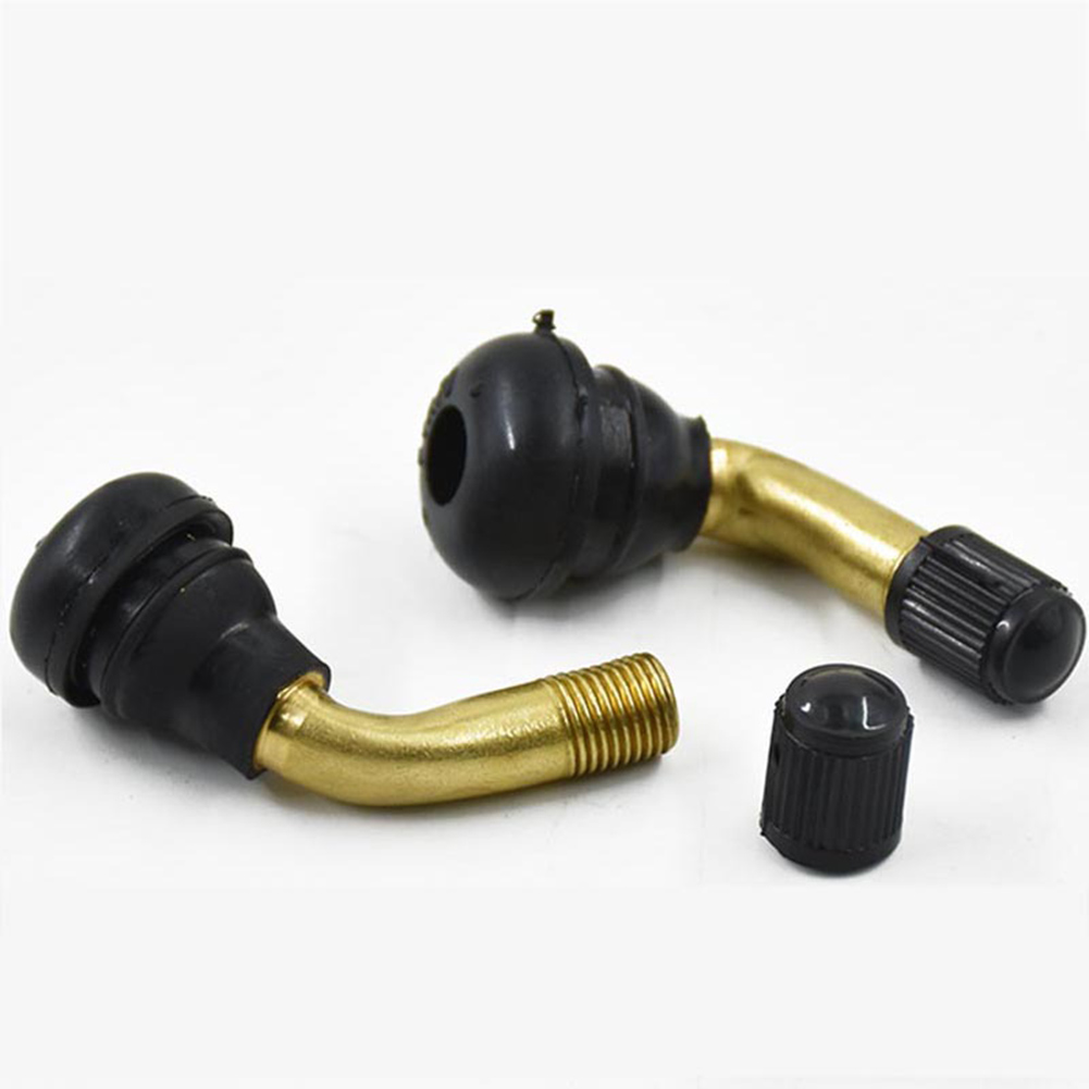 2pcs Rubber/Brass Angled Valve - Tubeless Valve Core 评论和价格