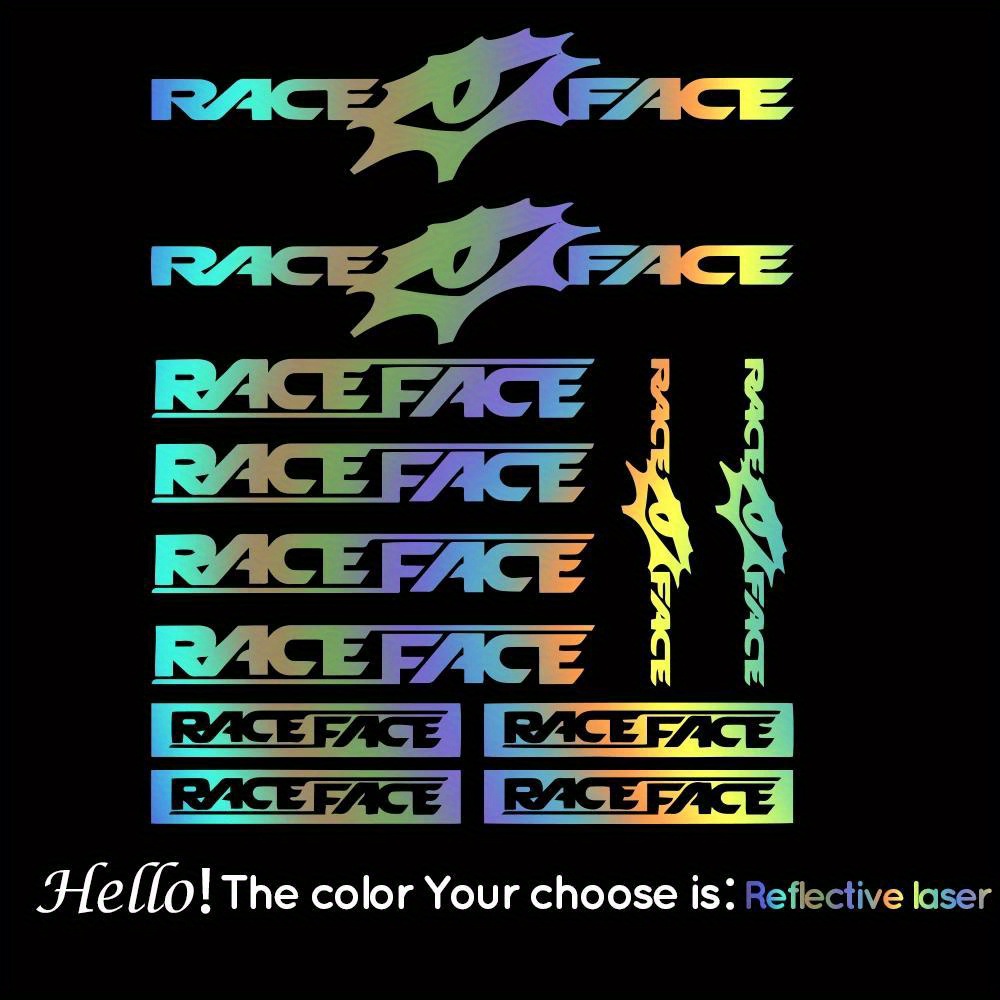 Race Face Bike Sticker Set Wat - Mountain Biking Races 评论和价格