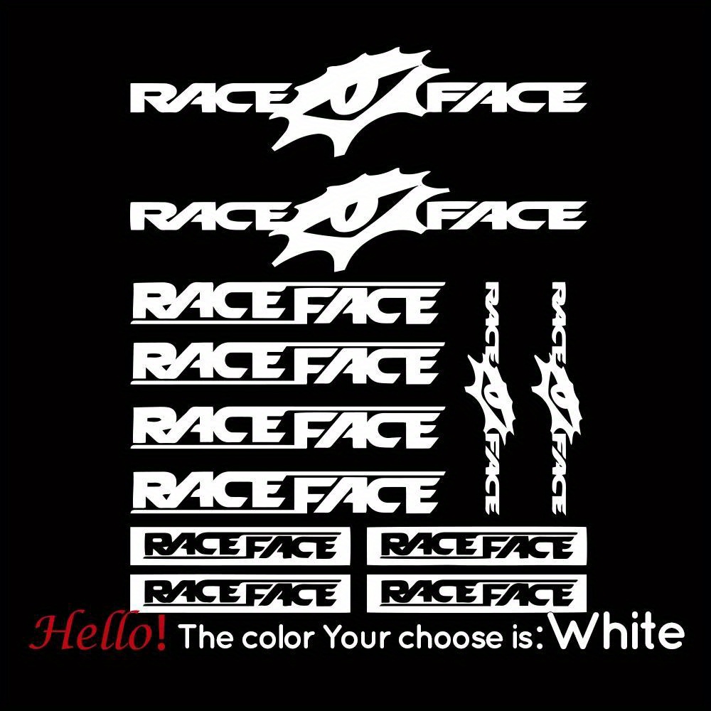 Race Face Bike Sticker Set Wat - Mountain Biking Races 评论和价格