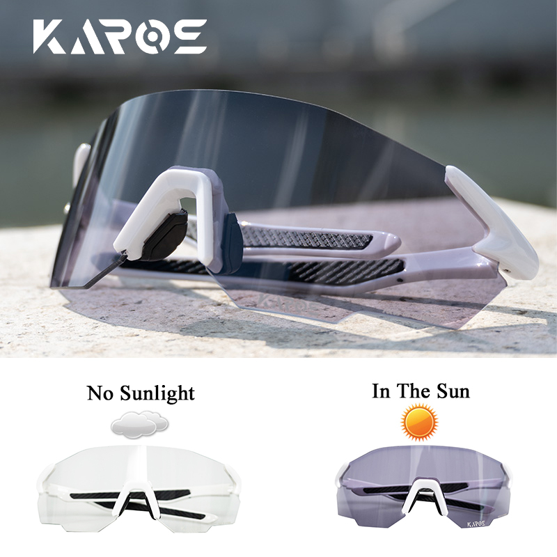 KAROS Photochromic Cycling Gla - Mountain Biking Sunglasses 评论和价格