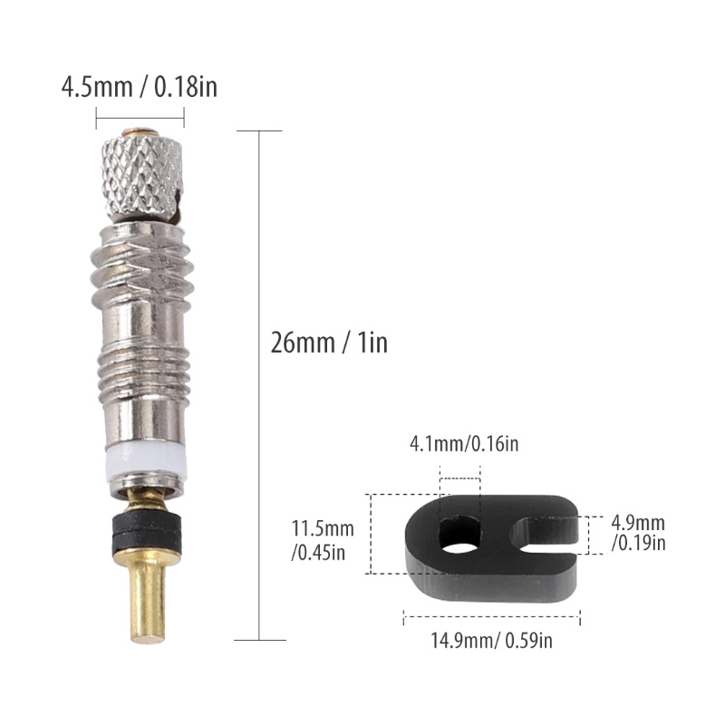 6/12pcs Bicycle Removable Pres - Tubeless Valve Core 评论和价格