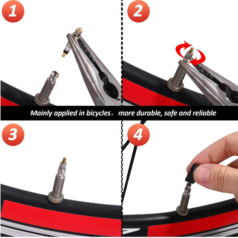 6/12pcs Bicycle Removable Pres - Tubeless Valve Core 评论和价格