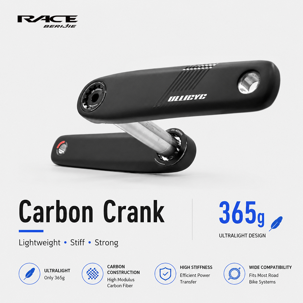 365g Road/RACE Bike Crankset 1 - Mountain Biking Races 评论和价格
