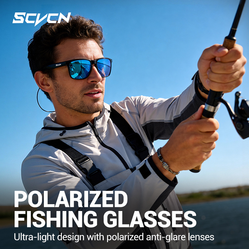 SCVCN Polarized Fishing Sungla - Mountain Biking Sunglasses 评论和价格